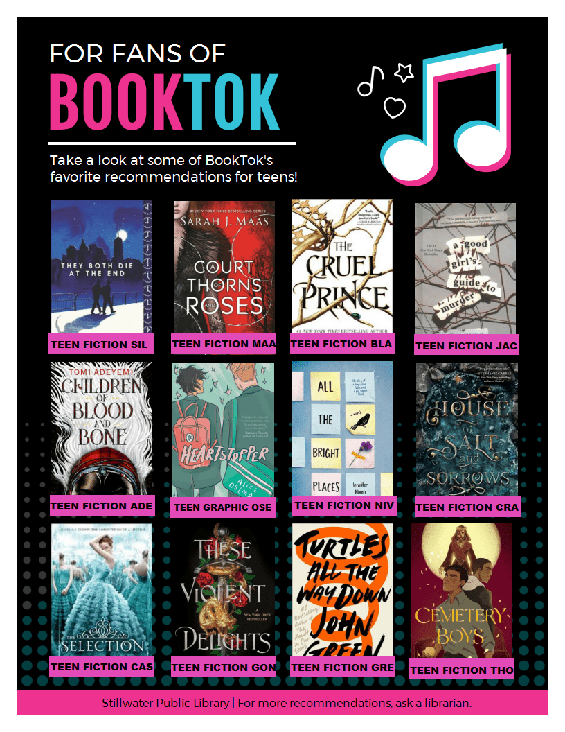 teen booktok list of recommended reads