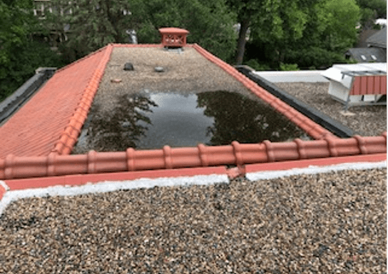 Standing Water on Roof