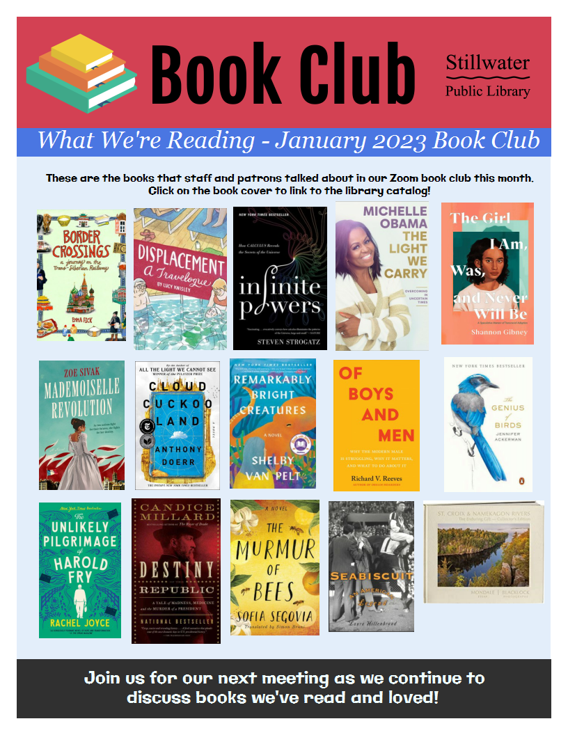 Book club book list